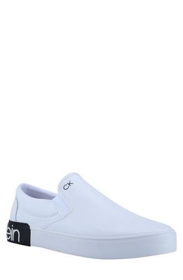 Calvin Klein Ryor Slip-On Sneaker in White