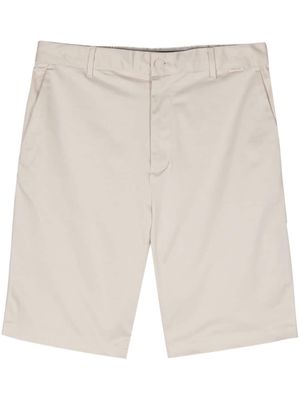 Calvin Klein satin cotton bermuda shorts - Neutrals