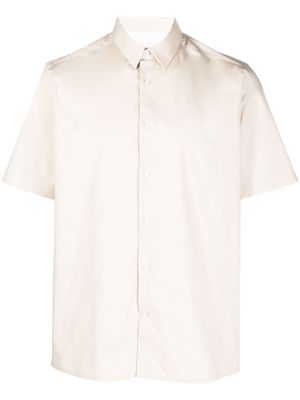 Calvin Klein short-sleeved cotton shirt - Neutrals
