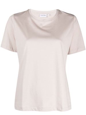 Calvin Klein short-sleeved crew-neck T-shirt - Neutrals