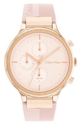 Calvin Klein Silicone Strap Multifunction Watch