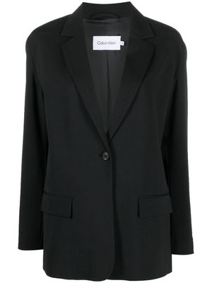 Calvin Klein single-breasted tailored blazer - Black