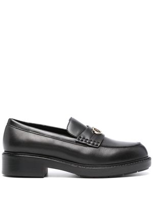 Calvin Klein Sole 35mm leather loafers - Black
