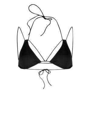 Calvin Klein strappy triangle bikini - Black