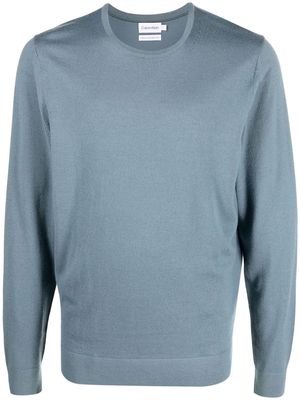 Calvin Klein Superior wool crewneck jumper - Grey