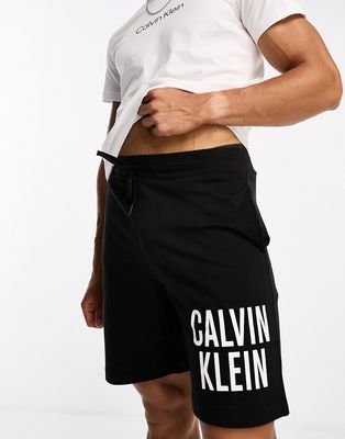 Calvin Klein swim jersey shorts in black