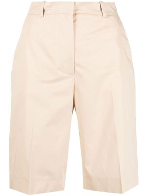 Calvin Klein tailored high-waist shorts - Neutrals