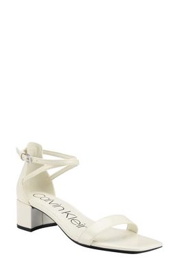 Calvin Klein Tisa Sandal in Ivory 150
