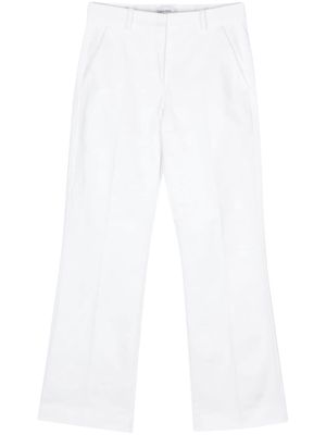 Calvin Klein twill straight trousers - White