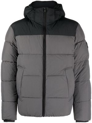 Calvin Klein two-tone puffer jacket - Grey