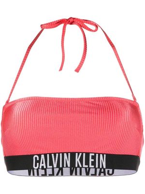 Calvin Klein Underwear logo halterneck top - Pink