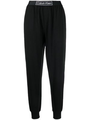 Calvin Klein Underwear logo-waist slip-on lounge trousers - Black