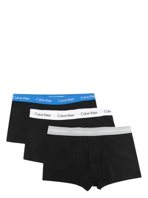 Calvin Klein Underwear logo-waistband stretch-cotton boxers set - Black