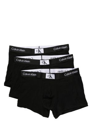 Calvin Klein Underwear pack of three cotton boxers - Black