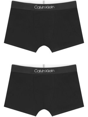 Calvin Klein Underwear set of two logo-waistband boxers - Black