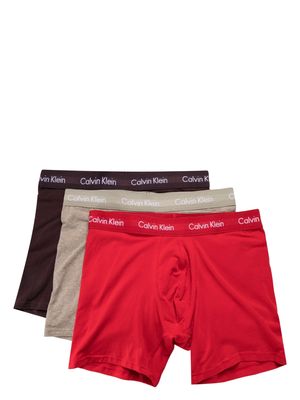 Calvin Klein Underwear three-pack logo-waistband boxers - Multicolour