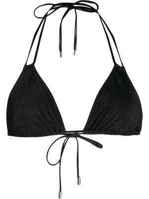 Calvin Klein Underwear tonal-logo bikini top - Black