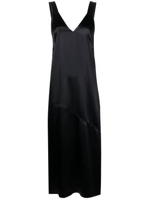 Calvin Klein V-neck midi dress - Black