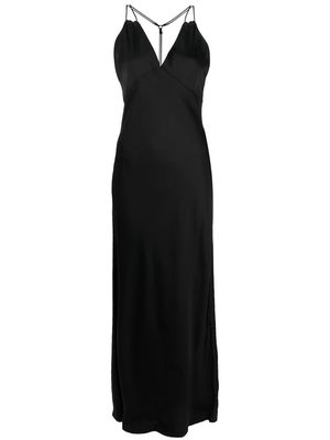 Calvin Klein V-neck sleeveless slip dress - Black