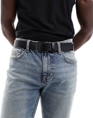 Calvin Klein warmth 35mm belt in dark gray-Black