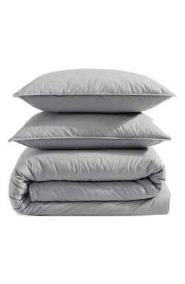 Calvin Klein Washed Percale Comforter & Shams Set in Grey
