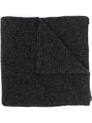 Calvin Klein wool-blend knit scarf - Black