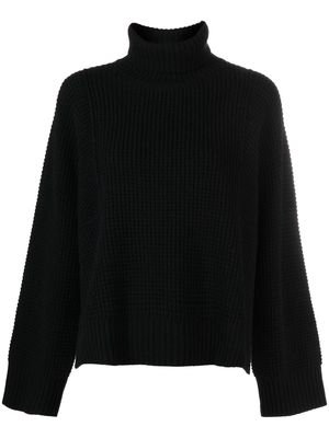 Calvin Klein wool roll-neck jumper - Black