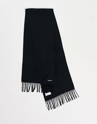 Calvin Klein wool scarf in black