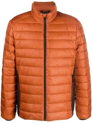 Calvin Klein zipped-up padded jacket - Orange