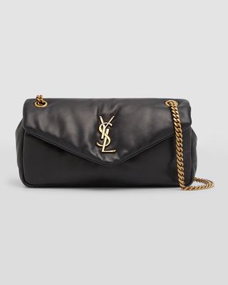 Calypso Small YSL Shoulder Bag in Smooth Padded Leather