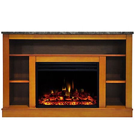 Cambridge Seville Fireplace Heater w/ 47" TV St and and Remote