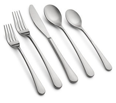 Cambridge Silversmiths Xyla Satin 20Pc Flatware Set