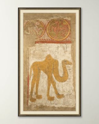 "Camel Tapestry" Framed Giclee