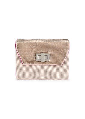 Camelia Mesh Clutch