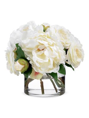Camellia & Peony Bouquet - Cream - Cream