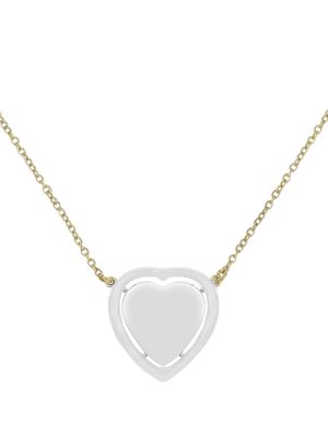 Cameo & Beyond Big Hearth enamel-pendant necklace - Gold