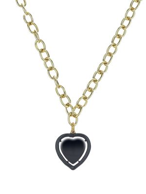 Cameo & Beyond heart-charm chain necklace - Gold