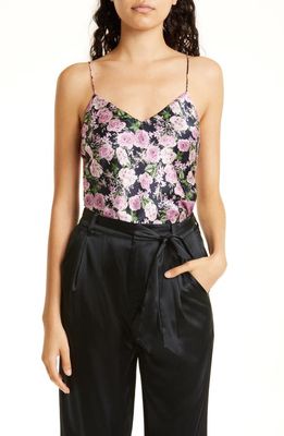 CAMI NYC The Raine Silk Camisole in Mulberry Roses