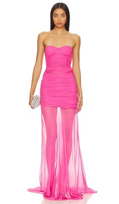 Camila Coelho Loire Gown in Pink