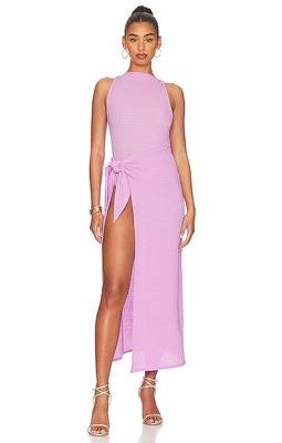 Camila Coelho Poppy Midi Dress in Lavender
