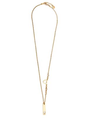 Camila Klein heart-embellished chain necklace - Gold