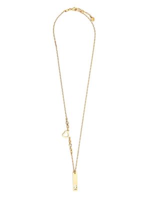 Camila Klein Special Love heart-embellished pendant necklace - Gold