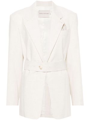 CAMILLA AND MARC Floris belted blazer - Neutrals