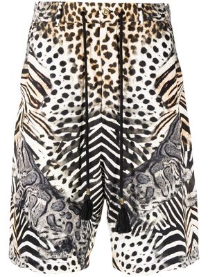 Camilla animal-print bermuda shorts - Multicolour