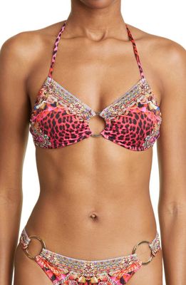Camilla Artesania Mania Print Bikini Top