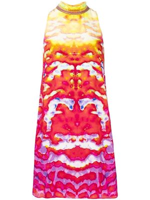 Camilla Banshee Beckons silk dress - Multicolour