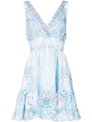Camilla Cali Dreaming linen dress - Blue