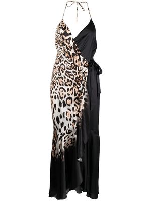 Camilla Cool For Cats wrap silk dress - Black