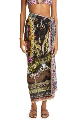 Camilla Dance with Duende Floral Print Cover-Up Sarong