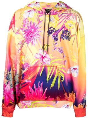 Camilla floral-print drawstring hoodie - Multicolour
